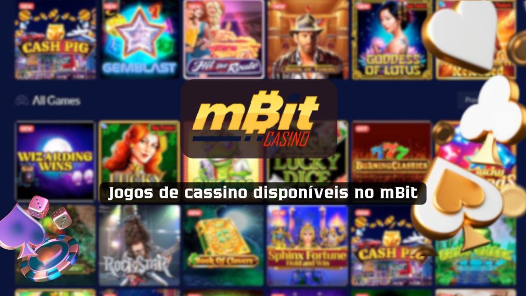 Jogos de cassino disponíveis no mBit