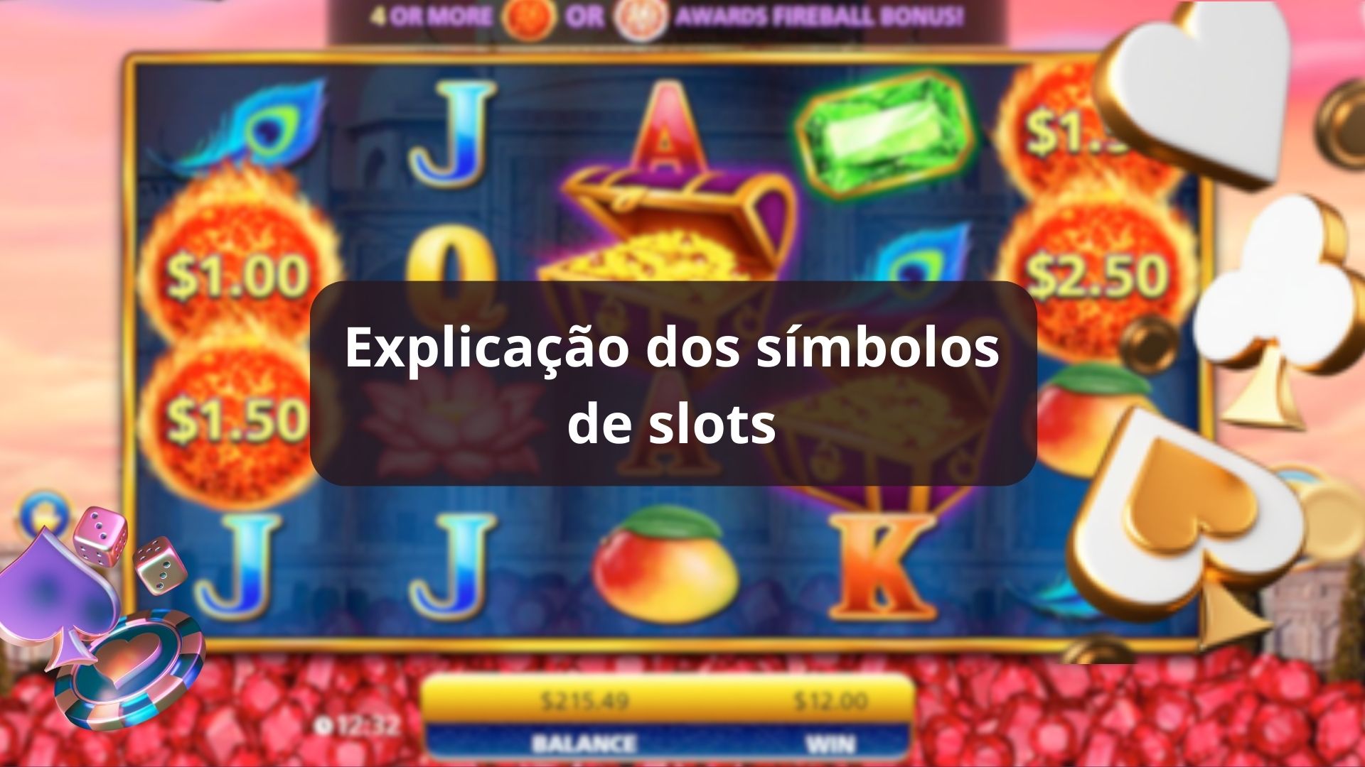 Explicação dos símbolos de slots: como os compreender e explorar